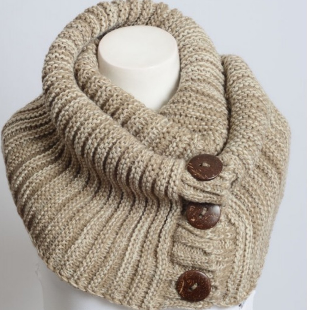 Chunky Knit Scarf Wrap comfy - Picture 7 of 7